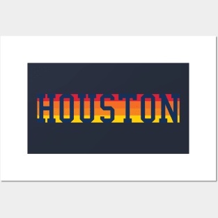 Houston H-Town Baseball Fan Tee: Hit It Out of the Park, Y'all! Posters and Art